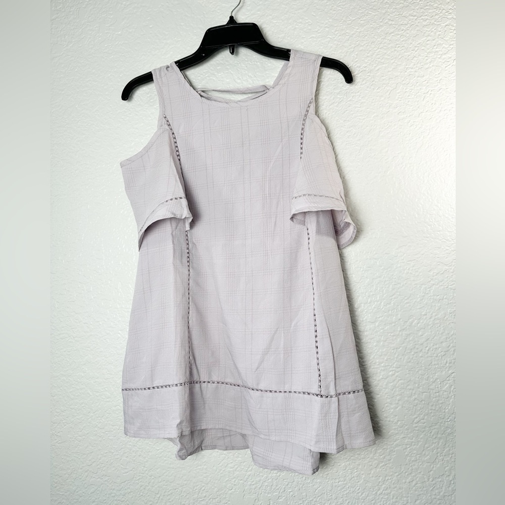 Doe & Rae Purple Off Shoulder Blouse